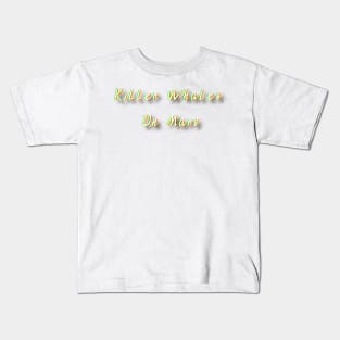 Killer Whales On Mars Kids T-Shirt